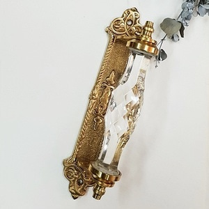 Crystal gold plate handle-Clear