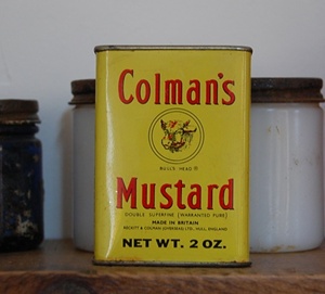 빈티지 틴스파이스 (mustard)
