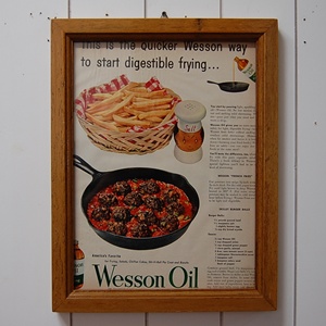 1954&#039; Wesson Oil frying 