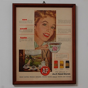 1955&#039; A&amp;P FRESH COFFEE 