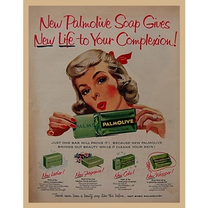 1957&#039; PALMOLIVE SOAP