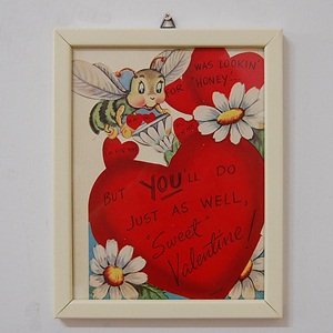 Vintage Valentine Card Frame#2