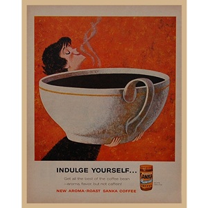 1960&#039; AROMA SANKA COFFEE