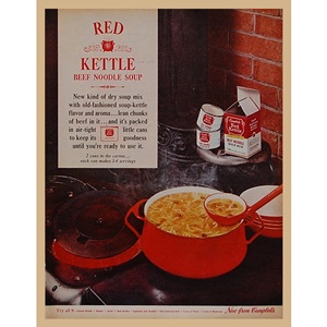 1963&#039; RED KETTLE SOUP
