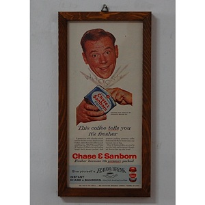1957&#039; Chase&amp;Sanborn COFFEE#HF2