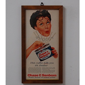1956&#039; Chase&amp;Sanborn COFFEE#HF4