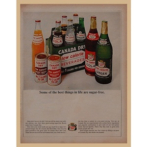 1964&#039; CANADA DRY DRINKS