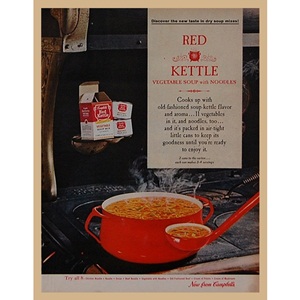 1963&#039; RED KETTLE NOODLES
