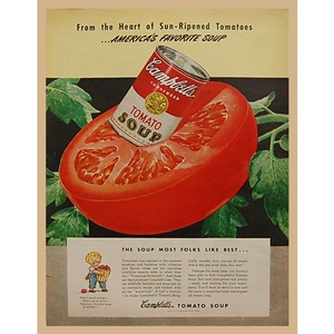 1945&#039; Campbell&#039;s soup