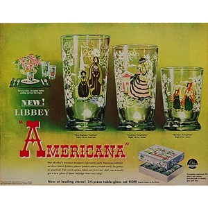 1947&#039; AMERICANA&quot; GLASS
