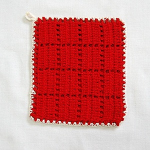 Vintage Crochet Pot Holder #18