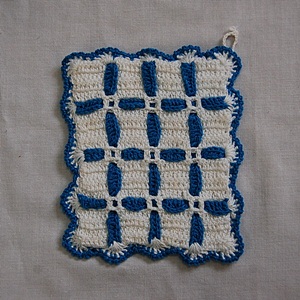 Vintage Crochet Pot Holder #17