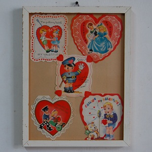 Vintage Valentine Card Frame#022