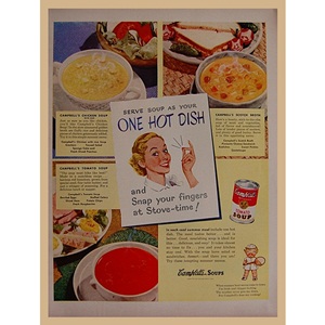 1949&#039; Campbell&#039;s ONE HOT DISH 