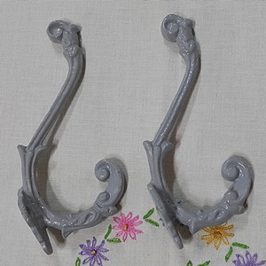 Iron hook-antique gray